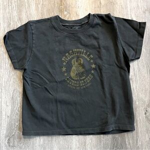Brandy Melville John galt black Nashville graphic tee